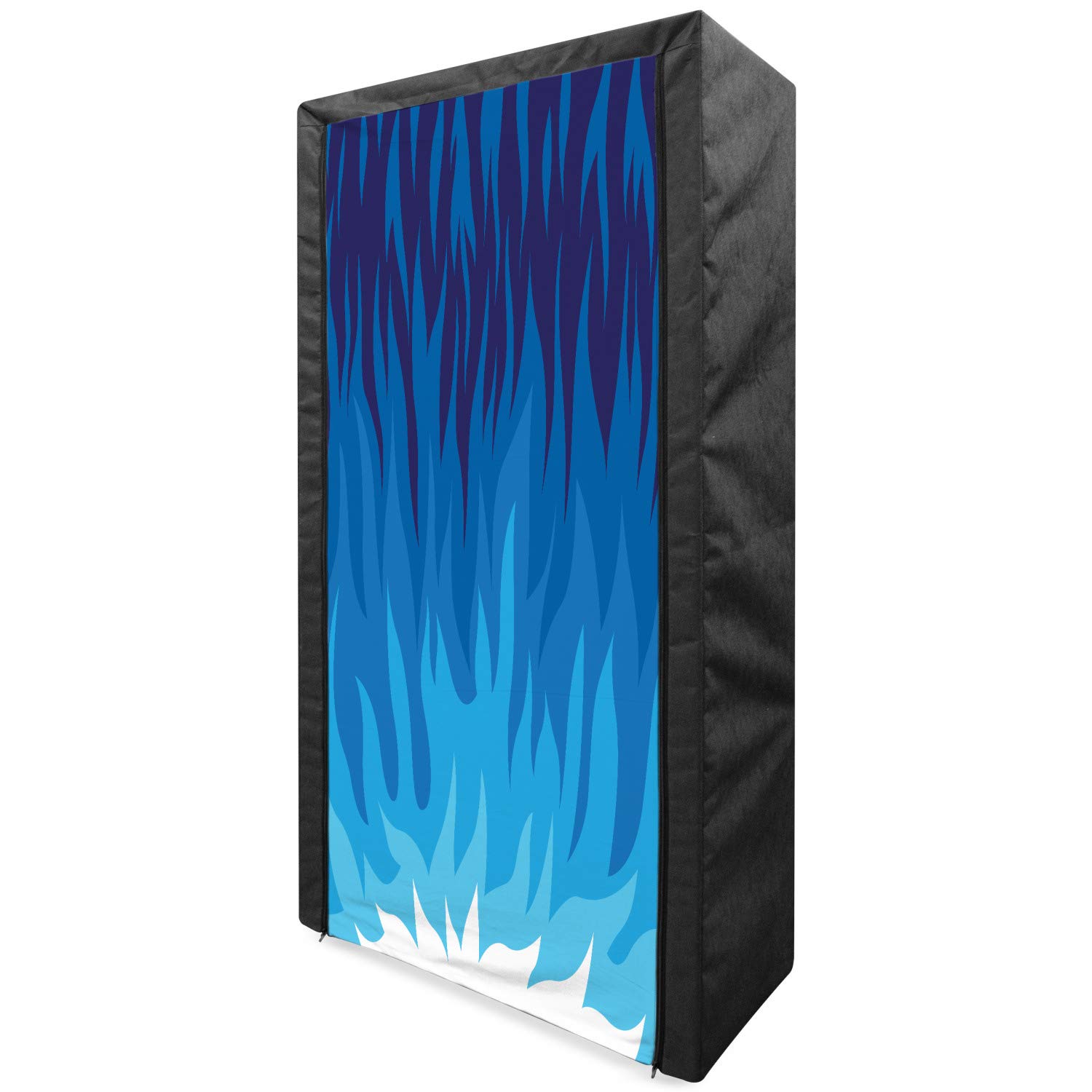 Ambesonne Portable Fabric Wardrobe with Shelves - 33.5