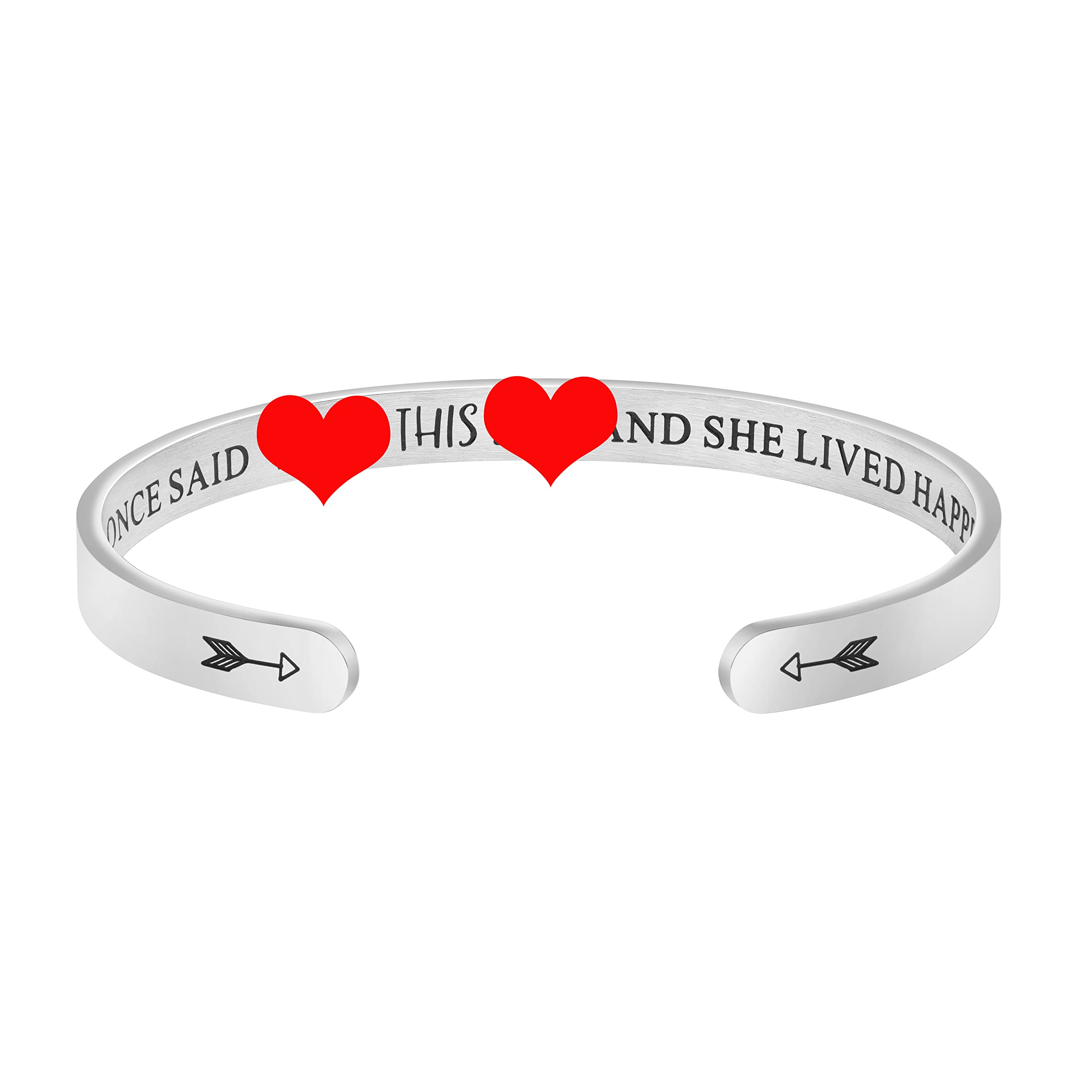 JoycuFF Inspirational Bracelets for Women - Motivational Gifts for Her & Friends | Daily Encouragement Jewelry