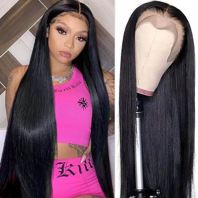 Eullair Affordable 4x4/13x4/13x6 Lace Front Wigs for Black Women - Straight/Body Wave/Curly/Yaki Straight Human Hair | Perfect for Daily Wear, Parties & Special Occasions