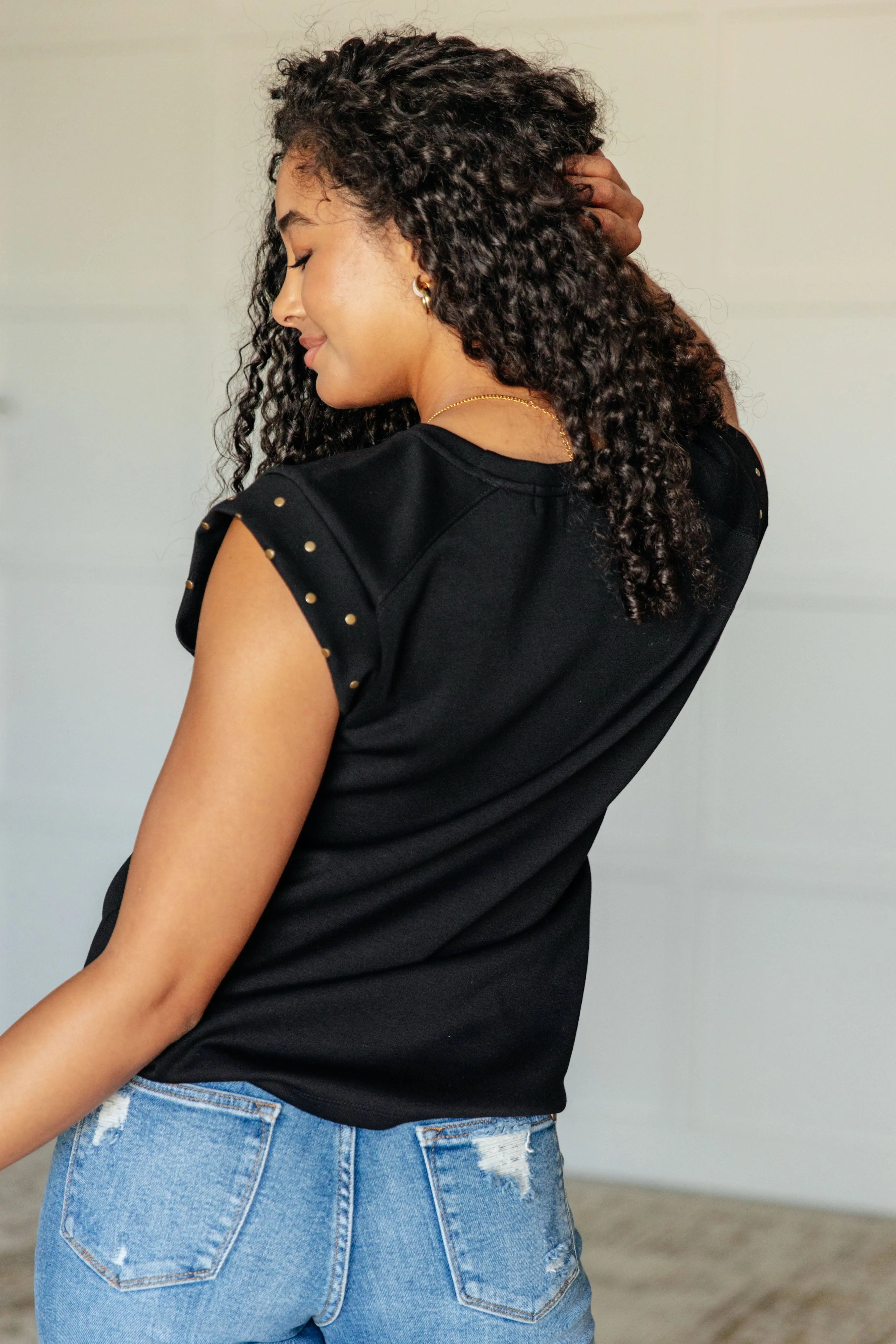 Fashion Studded Cap Sleeve Top for Women - Trendy Rhinestone Embellished Blouse for Party & Night Out | Perfect for Clubbing, Date Night, and Special Occasions