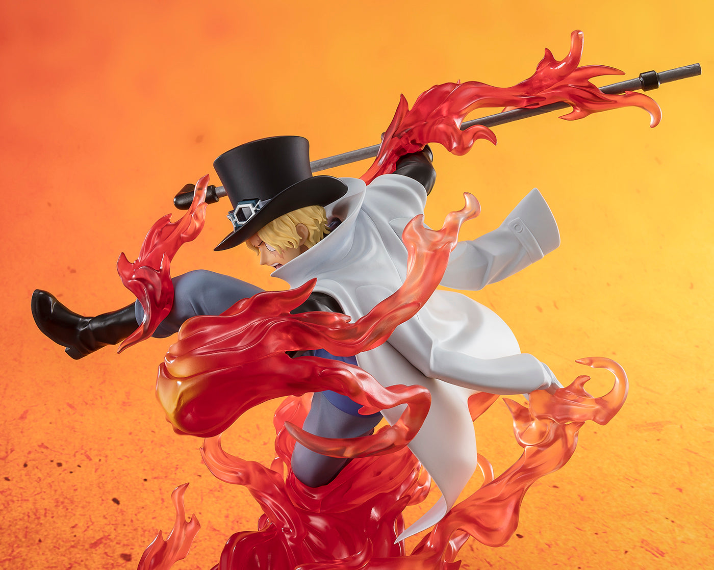 Figuarts Zero Extra Battle One Piece Sabo Fire Fist Rook Check Anime Statue - Perfect for Anime Collectors and One Piece Fans Display