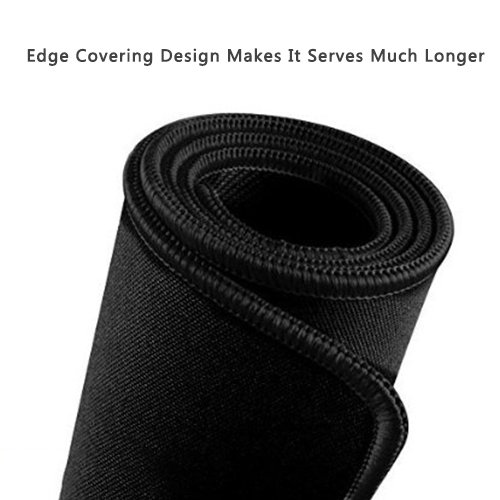 Extra Large Gaming Mouse Pad 27.5 x 30 Inches - Non-Slip XXL Mouse Mat for PC, Laptop & Office Work - Perfect for Gamers, Graphic Designers & Professionals (Black) | Ideal for Esports, Home Office & Computer Workstations