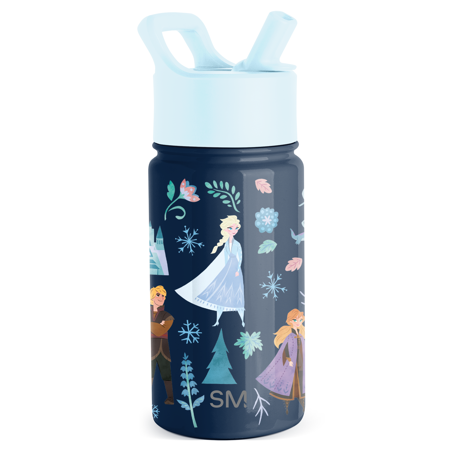 Summit Kids Water Bottle with Straw Lid - BPA Free, Leak Proof, Insulated Stainless Steel Bottle for School, Sports & Outdoor Activities