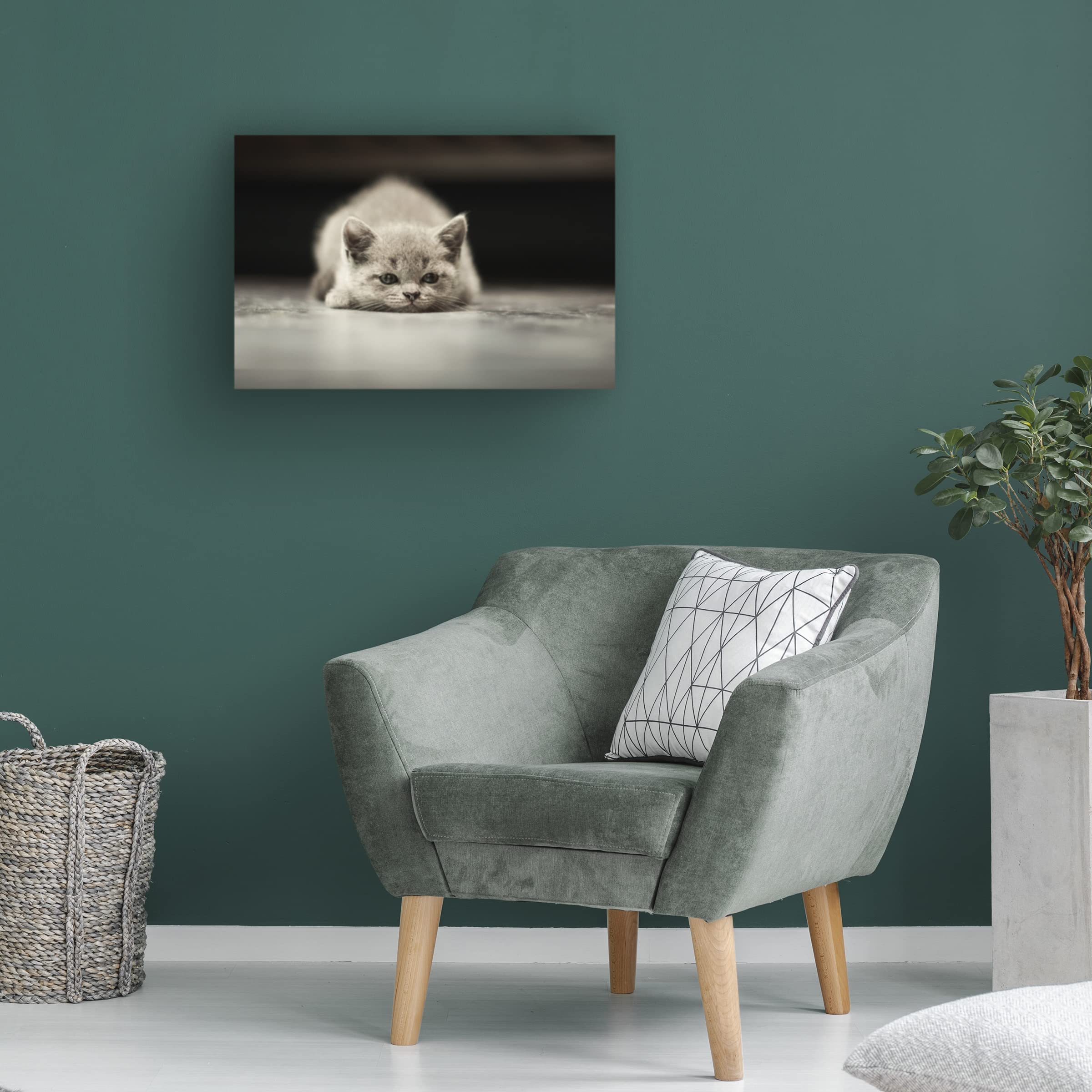 Trademark Fine Art 'Phillip' Canvas Wall Art by Anton Belovodchenko - Handmade Oil Painting Reproduction for Living Room & Office Decor