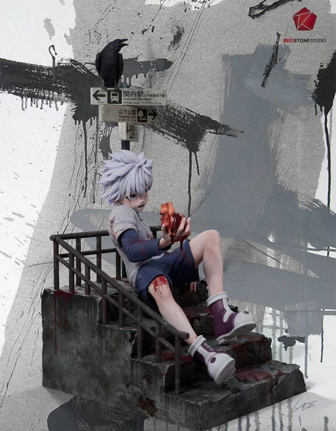 Killua Zoldyck Anime Figure - Red Stone Studio Hunter x Hunter Collectible Action Figure for Anime Fans, Cosplay & Home Decor