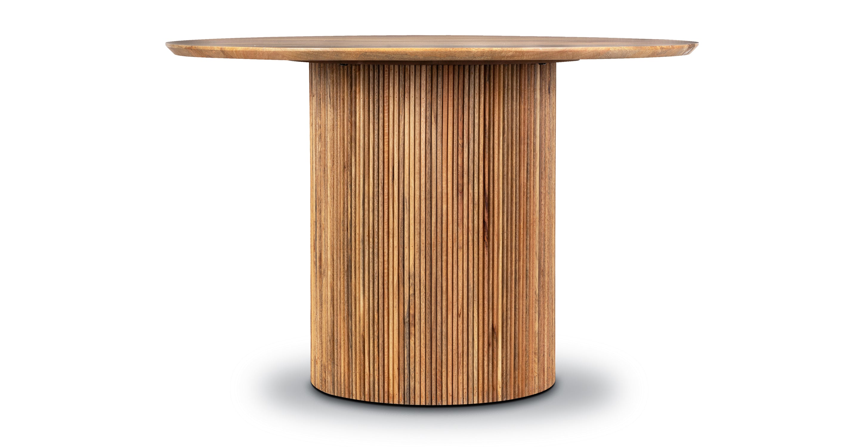 Deja 46-inch Round Dining Table - Modern & Stylish for Small Spaces - Perfect for Breakfast Nook, Kitchen, or Apartment Dining Area