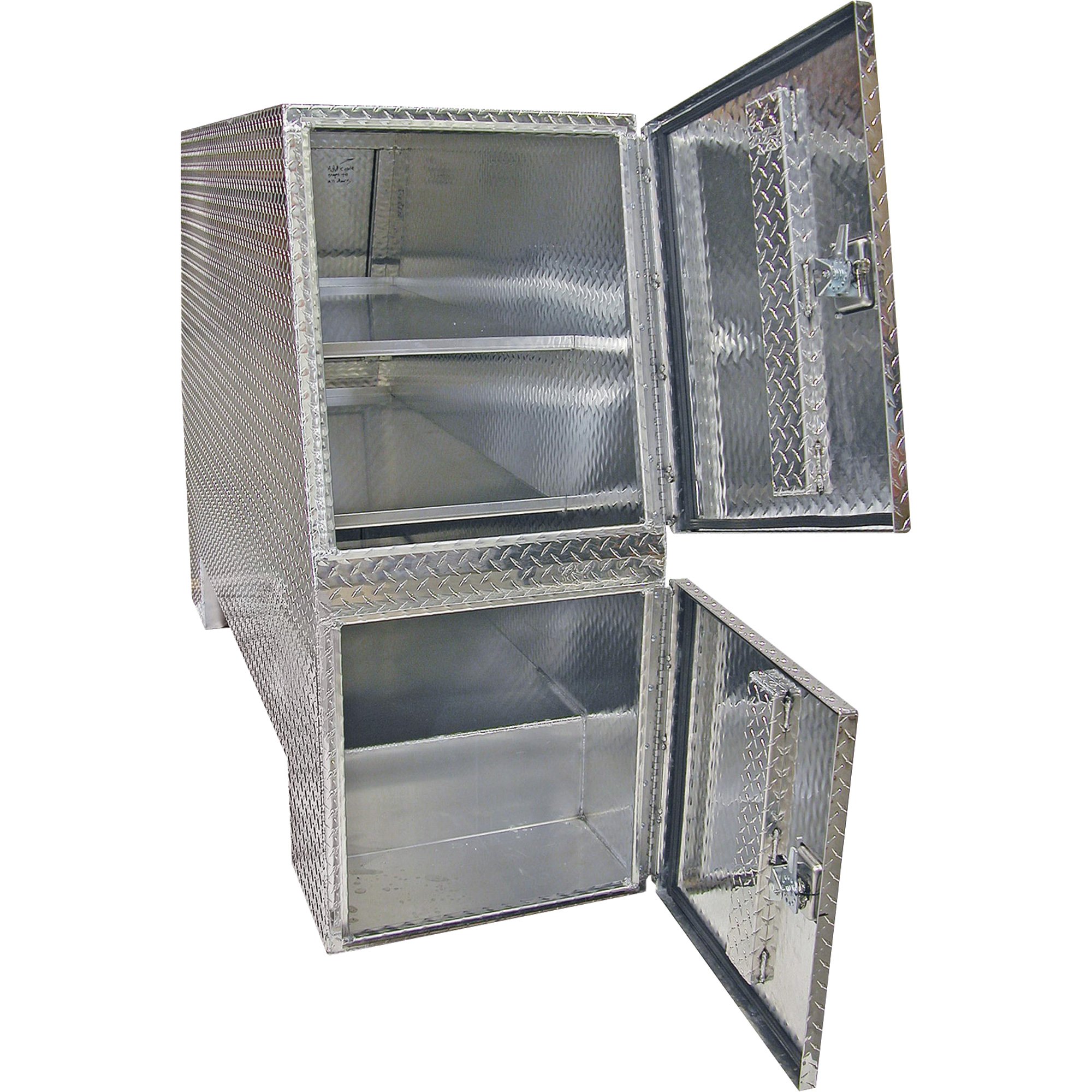 BP925824 Aluminum Backpack Truck Toolbox with Offset Floor - 58