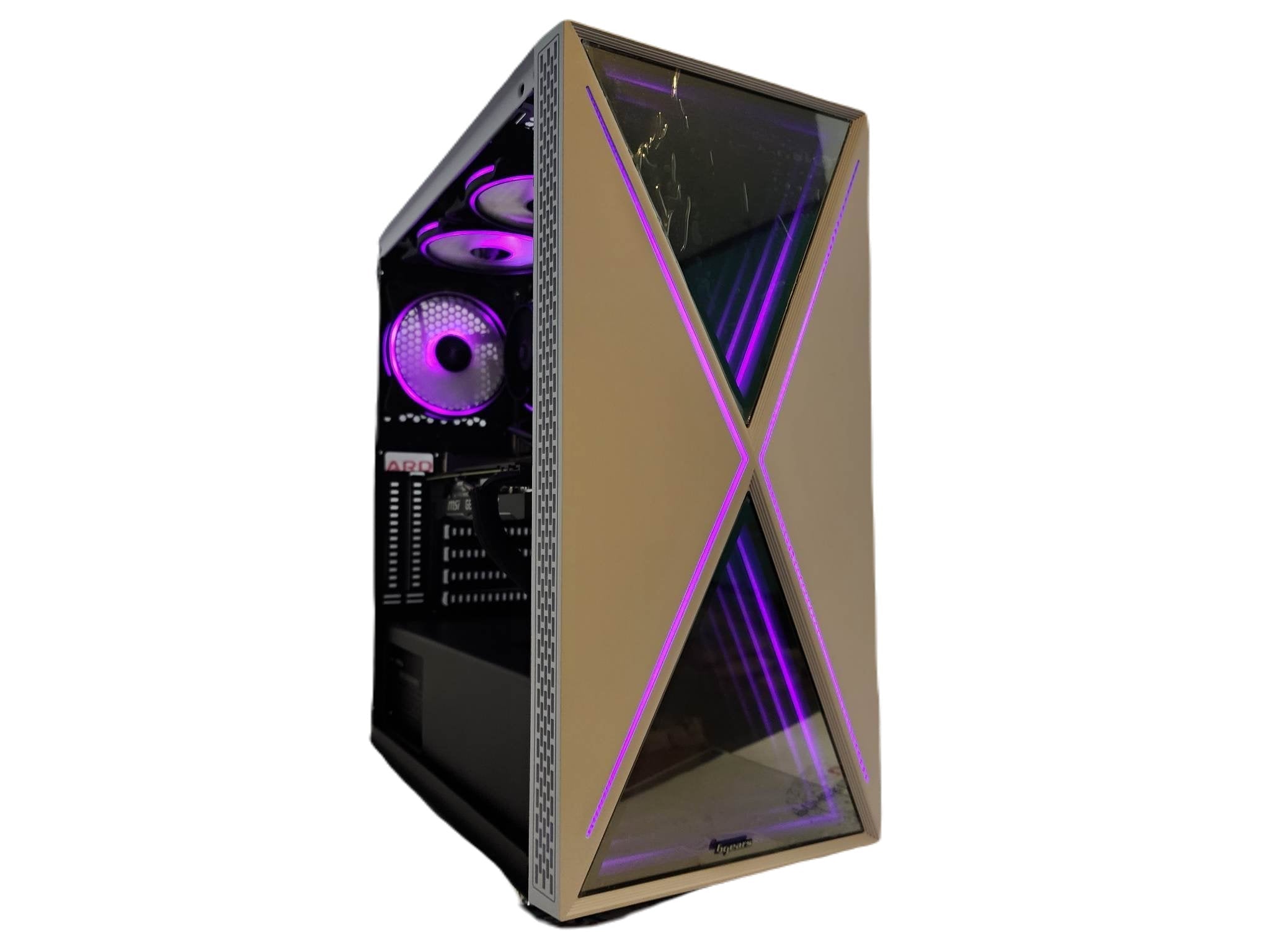 Custom Gaming PC Desktop Computer - Intel Core i5, NVIDIA GeForce RTX 5060, 1TB SSD, 64GB RAM, Blackwidow White H610 - Perfect for Esports, Streaming & 4K Gaming