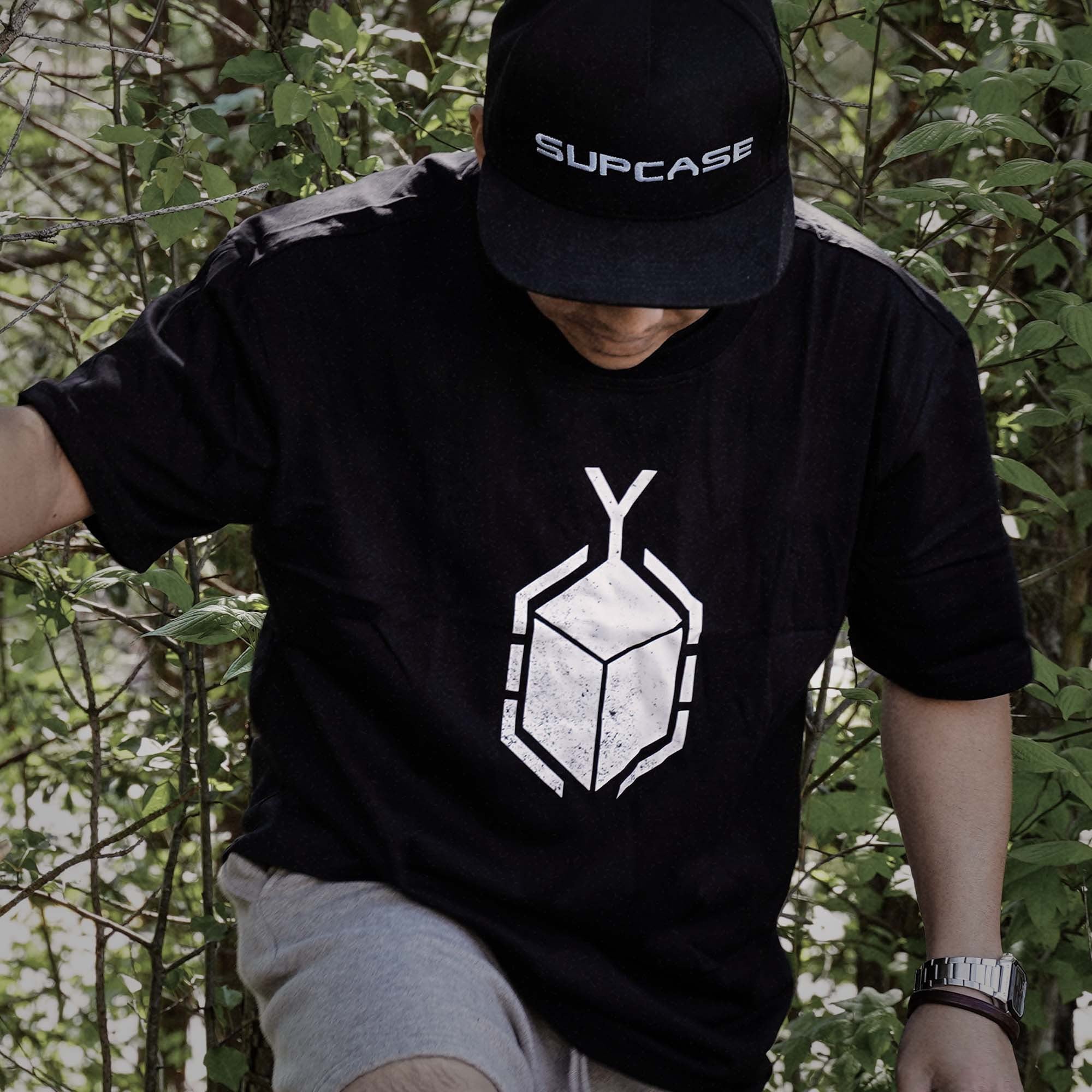 Official Limited Edition SUPCASE Crew Neck Short Sleeve T-Shirt for Men - Comfortable Casual Tee for Everyday Wear, Gaming, and Outdoor Activities