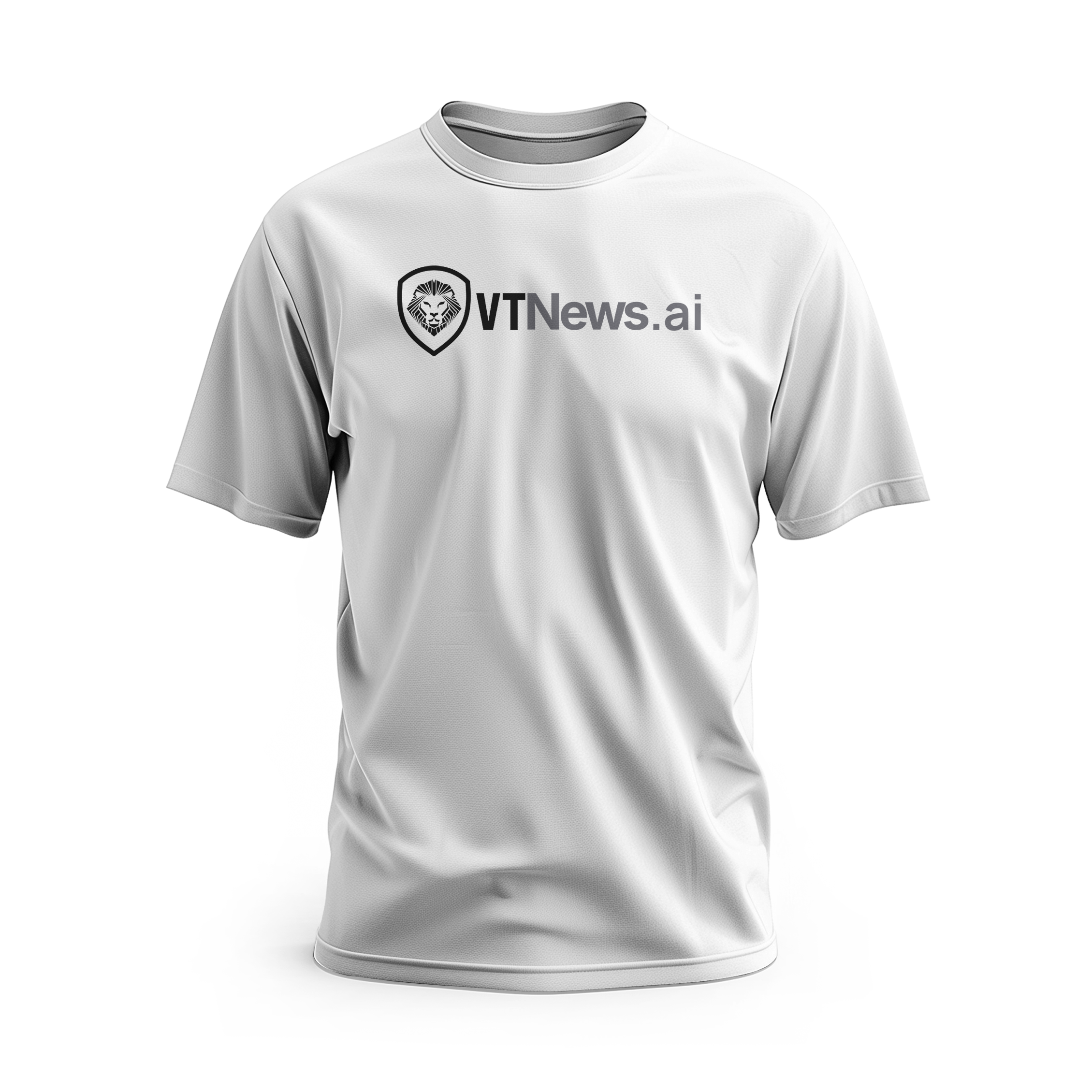 VTNews.Ai Men's Short Sleeve T-Shirt - Comfortable Cotton Casual Tee for Everyday Wear, Gym & Outdoor Activities
