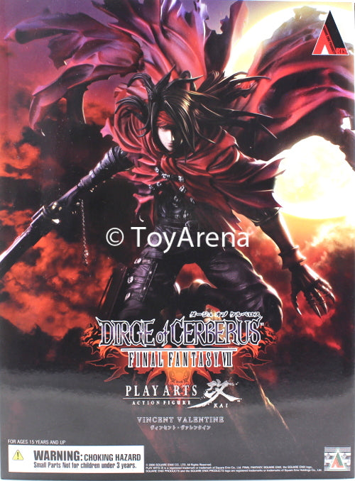 Dirge of Cerberus Final Fantasy VII Vincent Valentine Play Arts Kai Action Figure - Collectible Game Character Model for Fans & Display | Perfect for Gaming Rooms, Anime Collections & FFVII Merchandise Displays