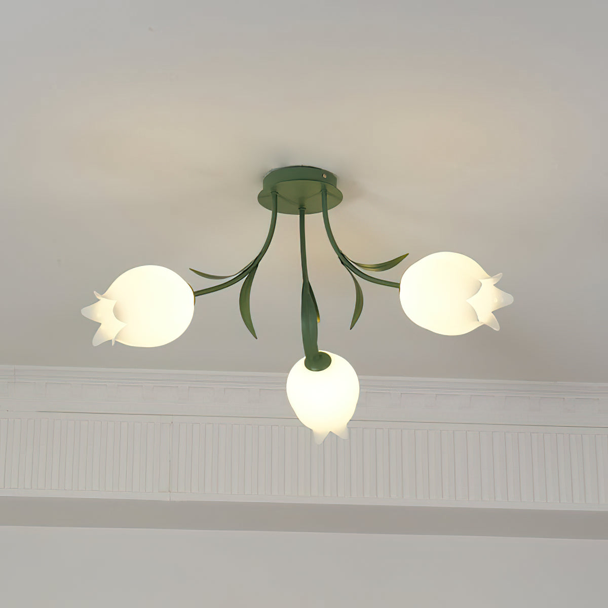 Modern Ricko Ceiling Light Fixture - Energy Efficient LED Flush Mount Lighting for Bedroom, Living Room & Kitchen - Dimmable Indoor Home Decor