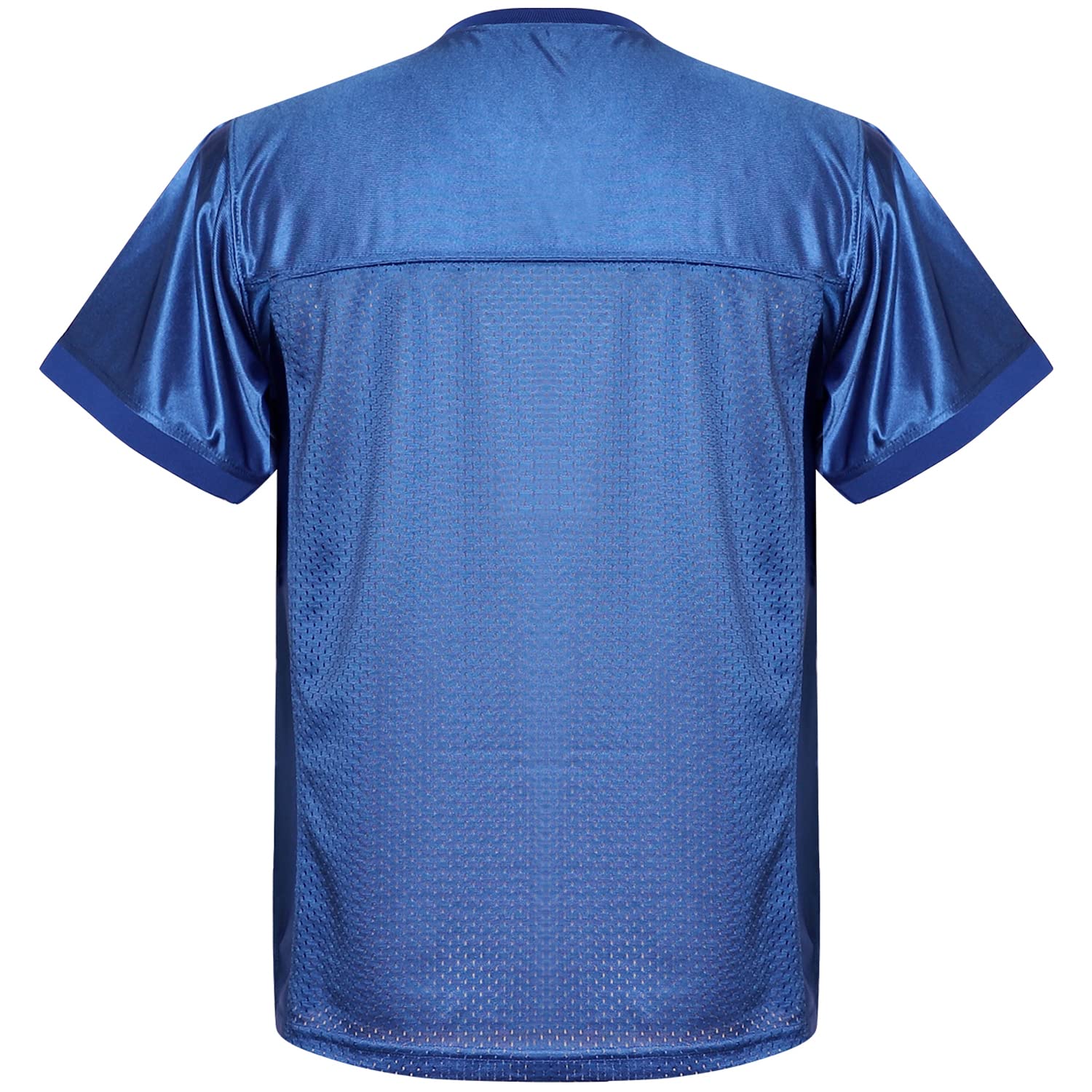 Youth Boys' Blank Football Jersey - Breathable Athletic Fan Shirts for Kids - Perfect for Practice, Games & Sports Events