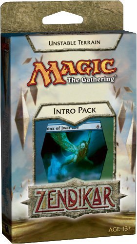 Magic the Gathering MTG Zendikar Theme Deck - Unstable Terrain Blue Green Intro Pack | Collectible Card Game for Strategy Players & MTG Fans