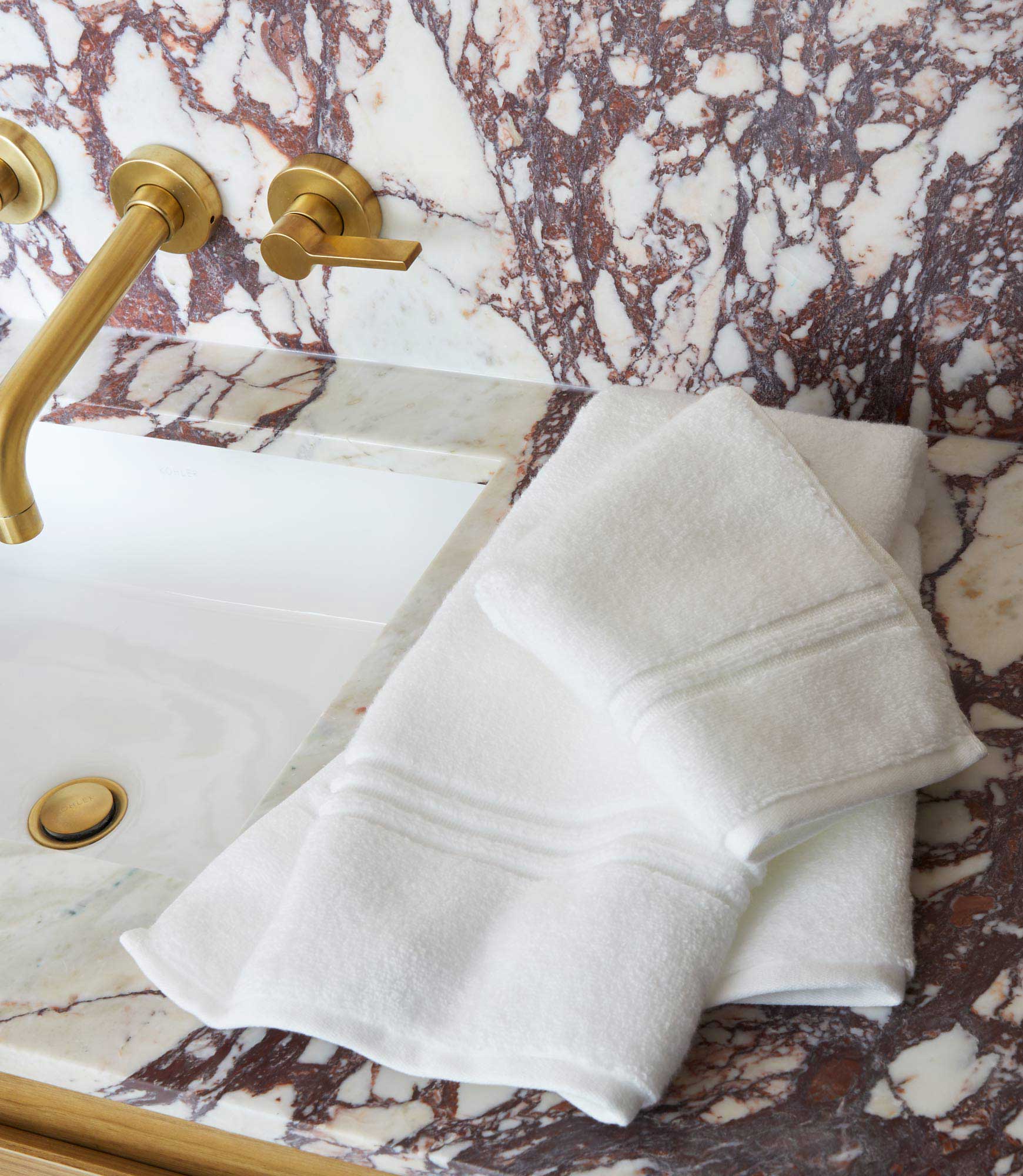 Luxury Chelsea Plush Bath Towel Set - Super Soft & Absorbent Cotton Towels for Spa, Bathroom & Pool - 6-Piece Quick Dry Towels for Home & Hotel Use