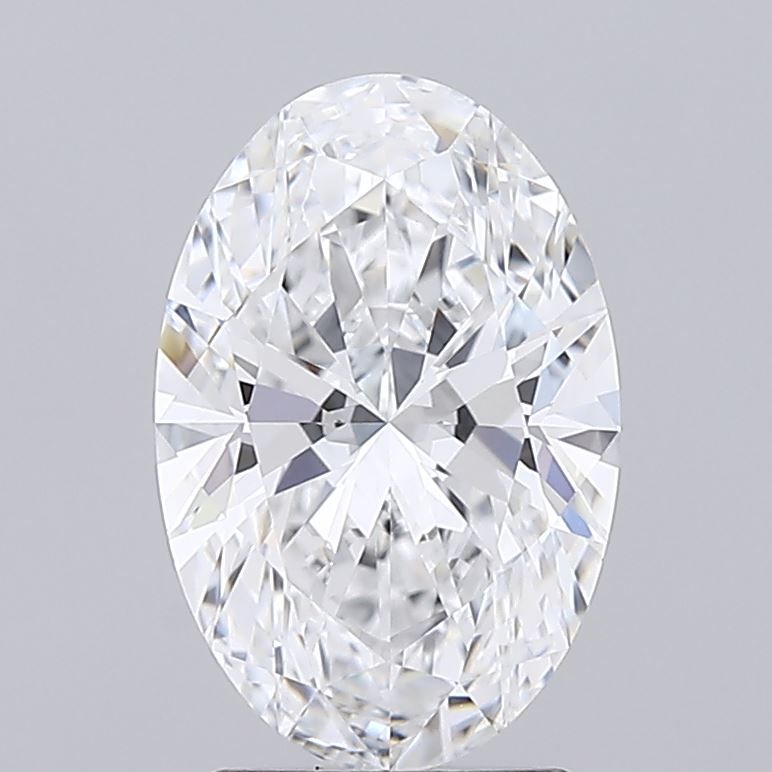 2.26 Carat Oval Lab-Grown Diamond - D Color VVS2 Clarity for Engagement Rings & Fine Jewelry
