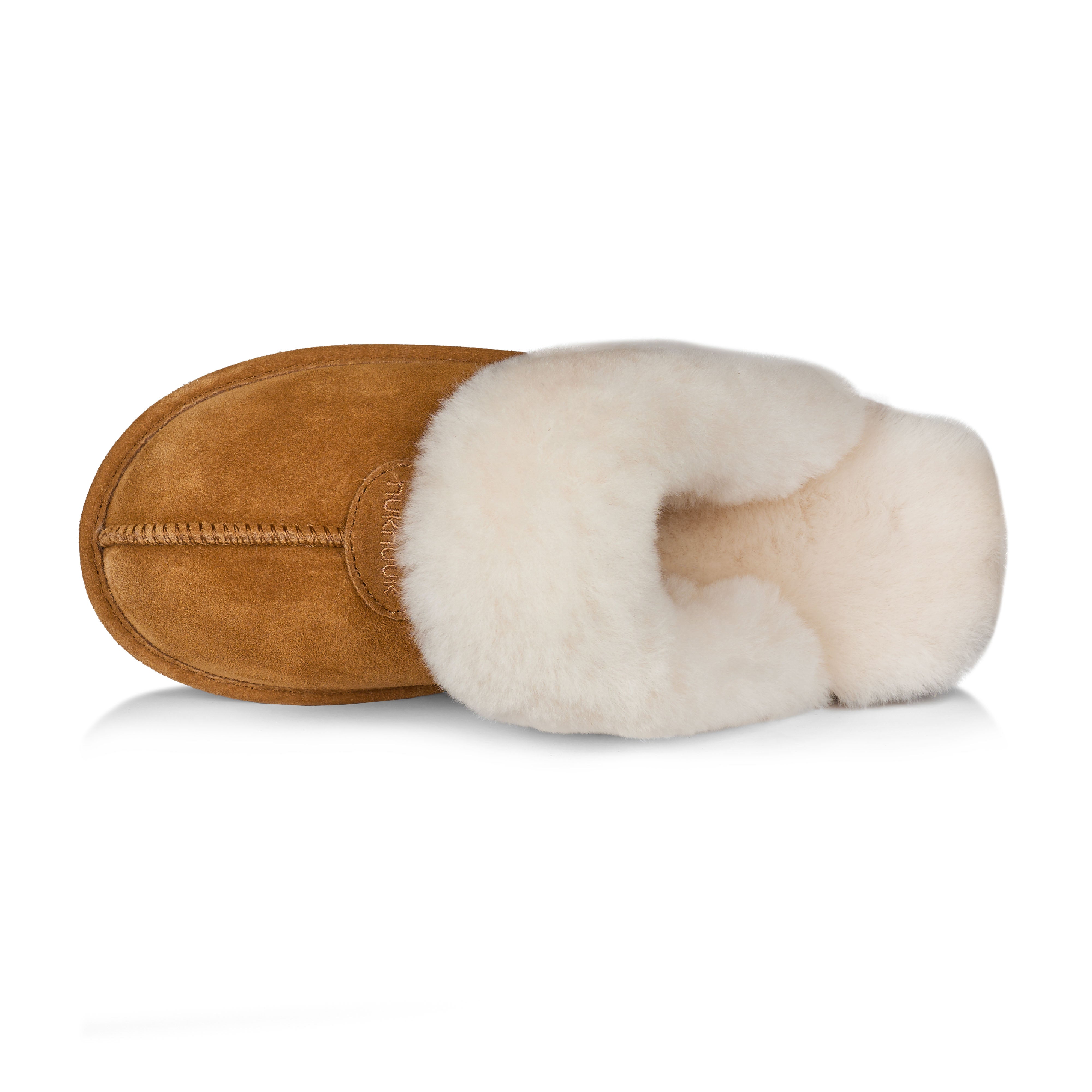 Becca Women's Cozy Fleece-Lined Slippers - Soft Indoor/Outdoor House Shoes with Non-Slip Sole for Winter Comfort (Harvest Brown) - Perfect for Lounging at Home, Morning Coffee, and Cold Weather Relaxation