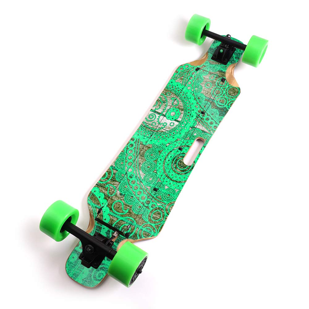 Blitzart Huracane Glossy Glitter Skin Wrap - Vintage Paisley Design | Protective & Durable High-Gloss Finish | Easy to Apply & Remove | Made in USA | Perfect for Scooter Protection & Style Customization