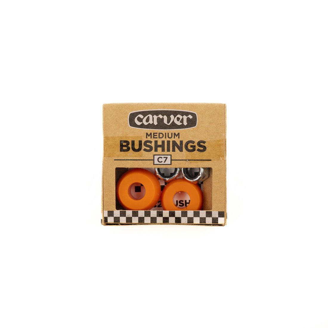 Premium Carver C7 Bushing Set - Medium Hardness (90A) for Smooth Skateboard & Longboard Rides - Perfect for Cruising, Carving & Downhill Control