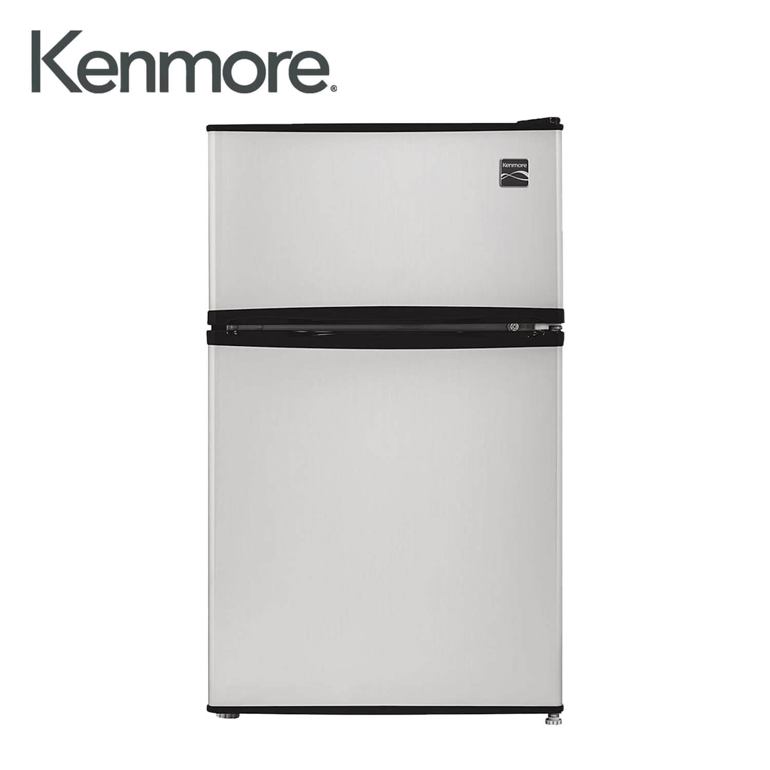 Kenmore 99033 3.2 Cubic Feet Compact Refrigerator with 2 Doors - Perfect for Dorm Rooms, Offices & Small Apartments