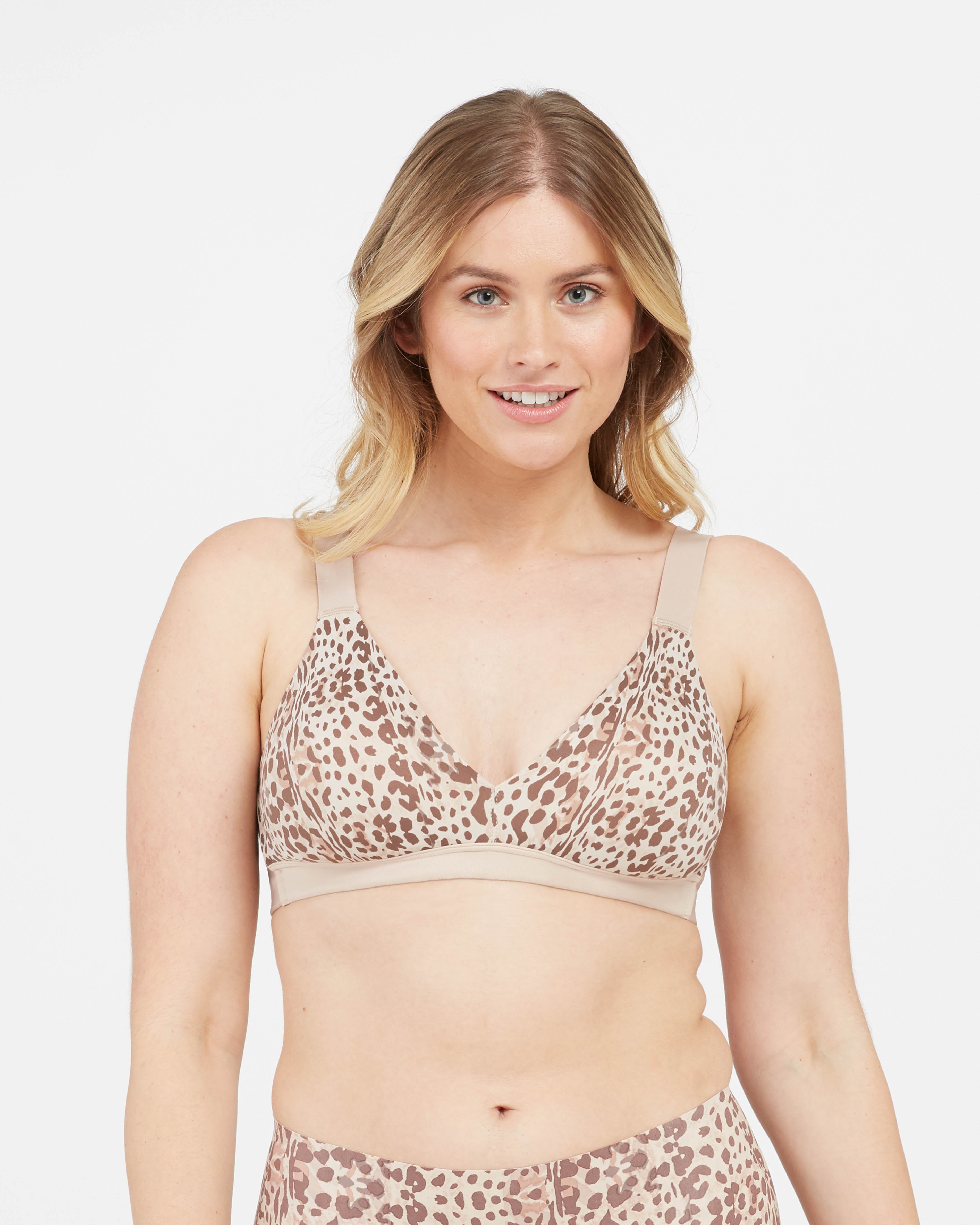 SPANX Smooth Comfort Lightly Lined Bralette - Wireless Support for Everyday Wear, Yoga & Lounge