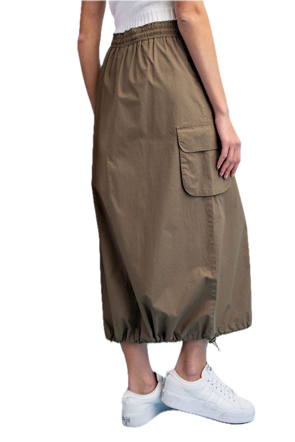 Stylish Adventurous Parachute Skirt for Women - Trendy A-Line Flowy Skirt for Outdoor Activities, Travel & Festival Fashion