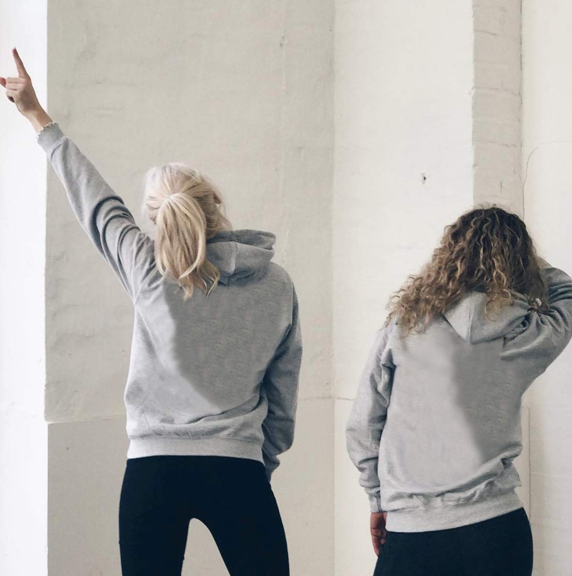 Best Friends Hoodies for 2 Girls - Matching BFF Pullover Sweatshirts for Tall & Short - Cute Couple Hoodies for Sisters, Couples & Besties - Perfect for Gifts, Photos & Cozy Outings