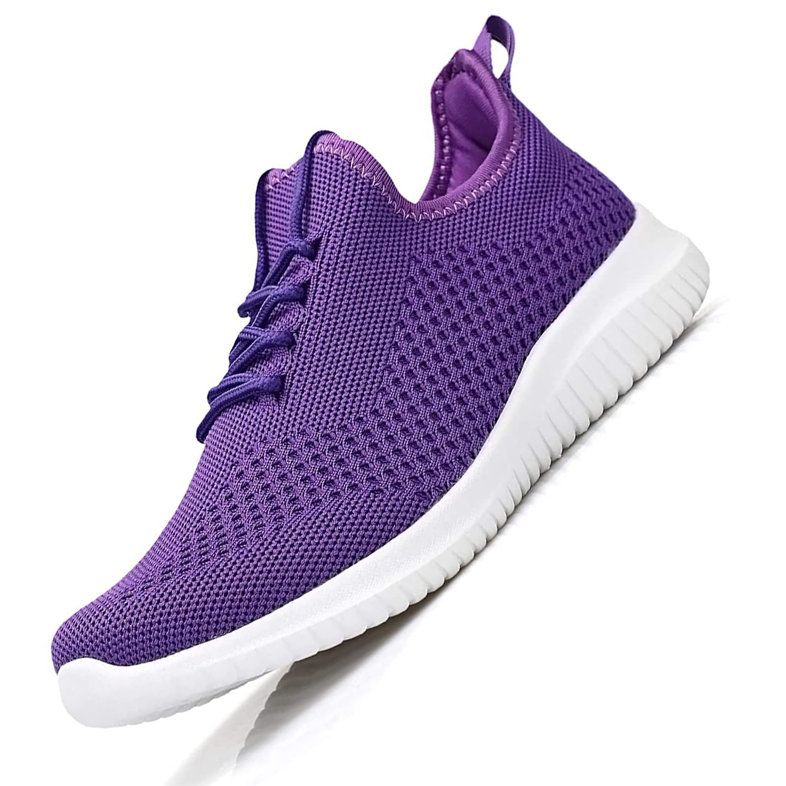 Footfox Women's Non-Slip Walking Shoes - Comfortable Tennis Sneakers for Ladies, Athletic Sports Gym & Travel Shoes - Perfect for Running, Workouts & Outdoor Activities