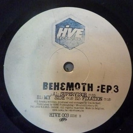 Behemoth – EP 3 Hive Recordings – HIVE003 | Electronic Dance Music (EDM) Album | Perfect for DJ Sets, Nightclubs & Music Festivals