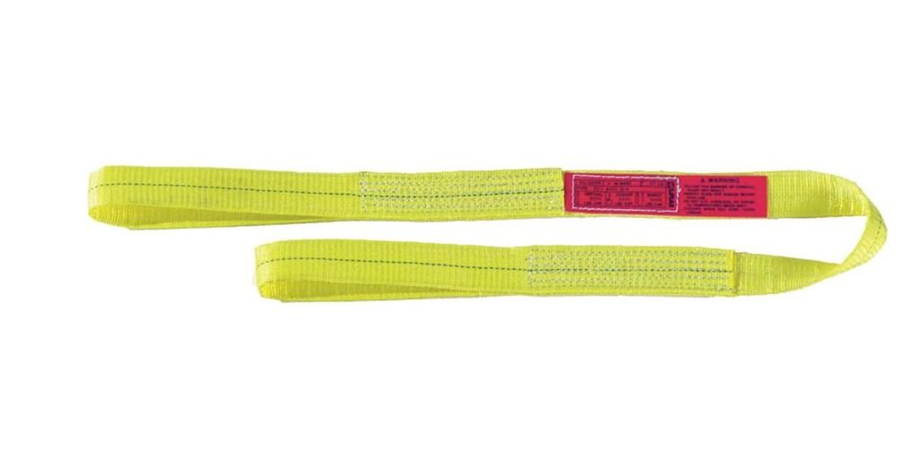 Heavy-Duty Polyester Web Sling Type 3 - 4 Inch Width x 20 Feet Length - Ideal for Lifting, Rigging & Construction Applications