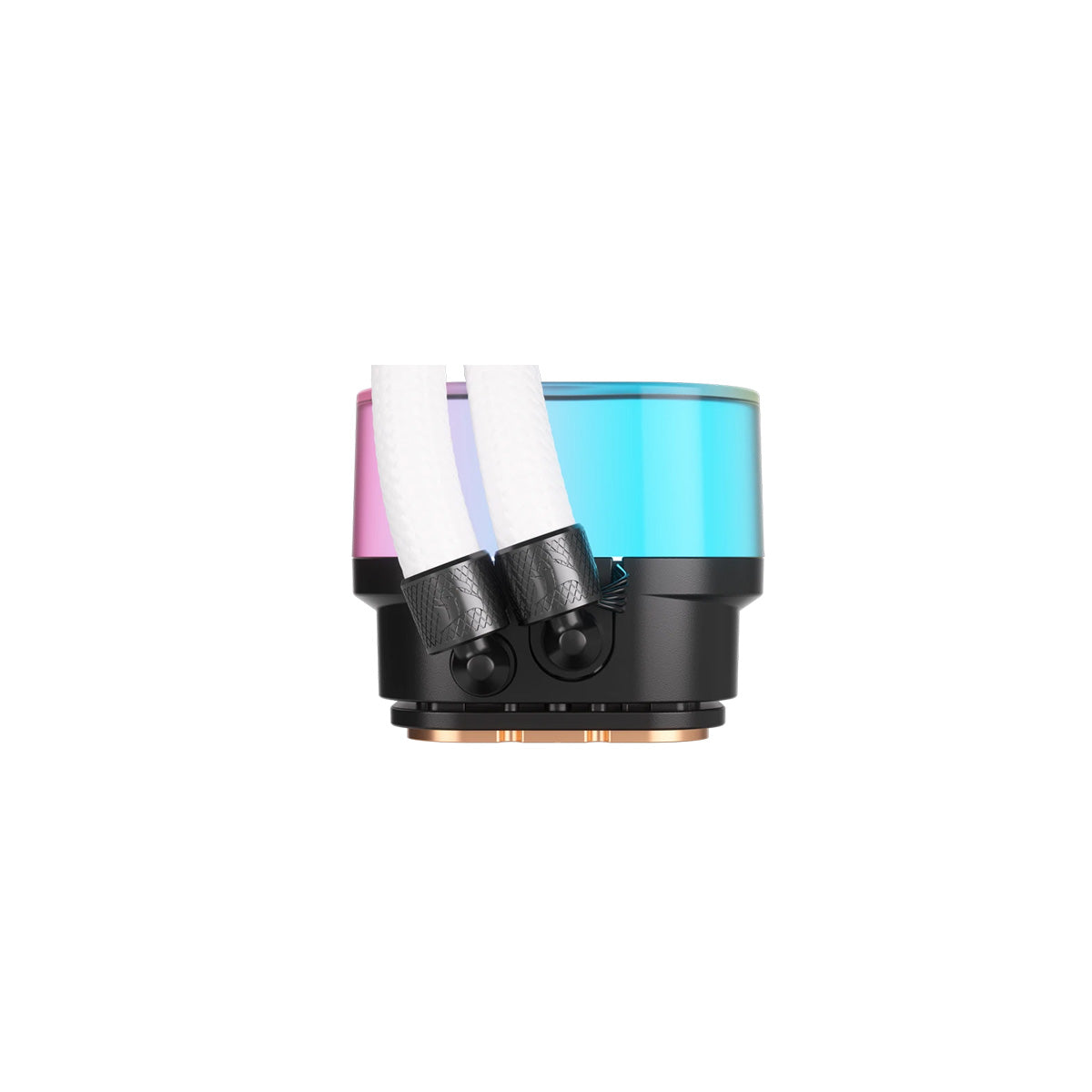 Corsair iCUE LINK H100i RGB White 240mm AIO Liquid CPU Cooler - High Performance Water Cooling System for Gaming PC & Workstation - Perfect for Overclocking and Silent Operation