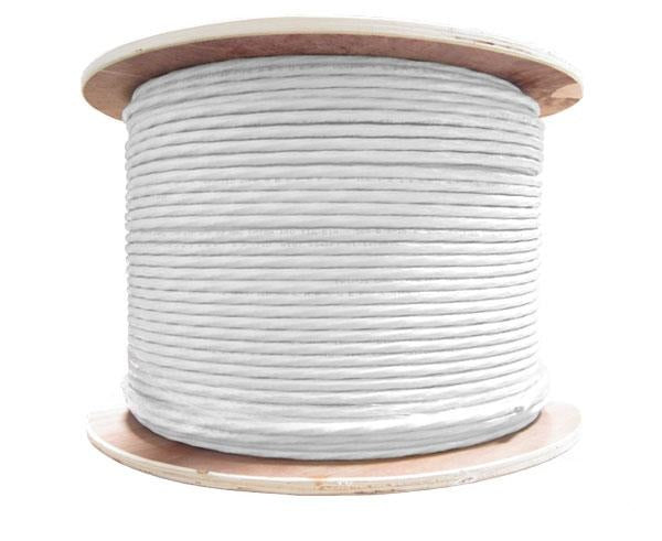 Premium Outdoor Direct Burial Speaker Wire - 16/2, 16/4, 14/2, 14/4 Gauge Stranded OFC CMX Audio Cable (500ft, White/Black) - Perfect for Underground Landscape Audio Systems, Patio Speakers & Outdoor Home Theater Setup
