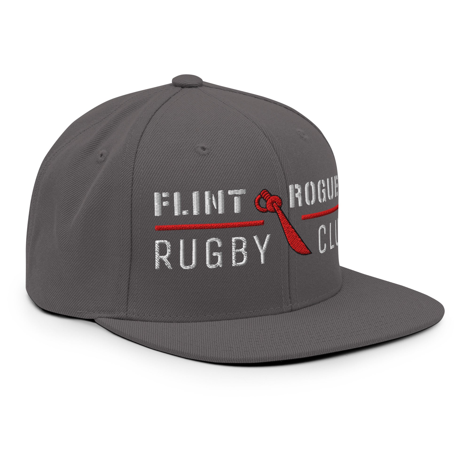 Flint Rogues RFC Classic Snapback Hat - Adjustable Unisex Baseball Cap for Men & Women - Perfect for Sports, Casual Wear & Outdoor Activities
