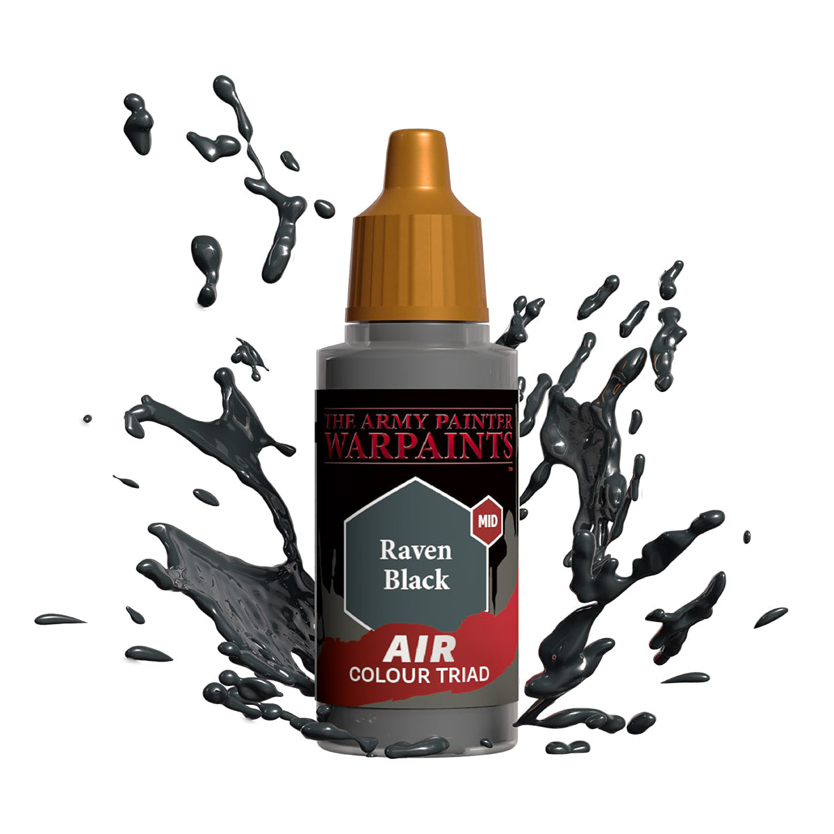 Warpaints Air: Premium Raven Black Face & Body Paint - Perfect for Halloween, Cosplay & Theatrical Makeup