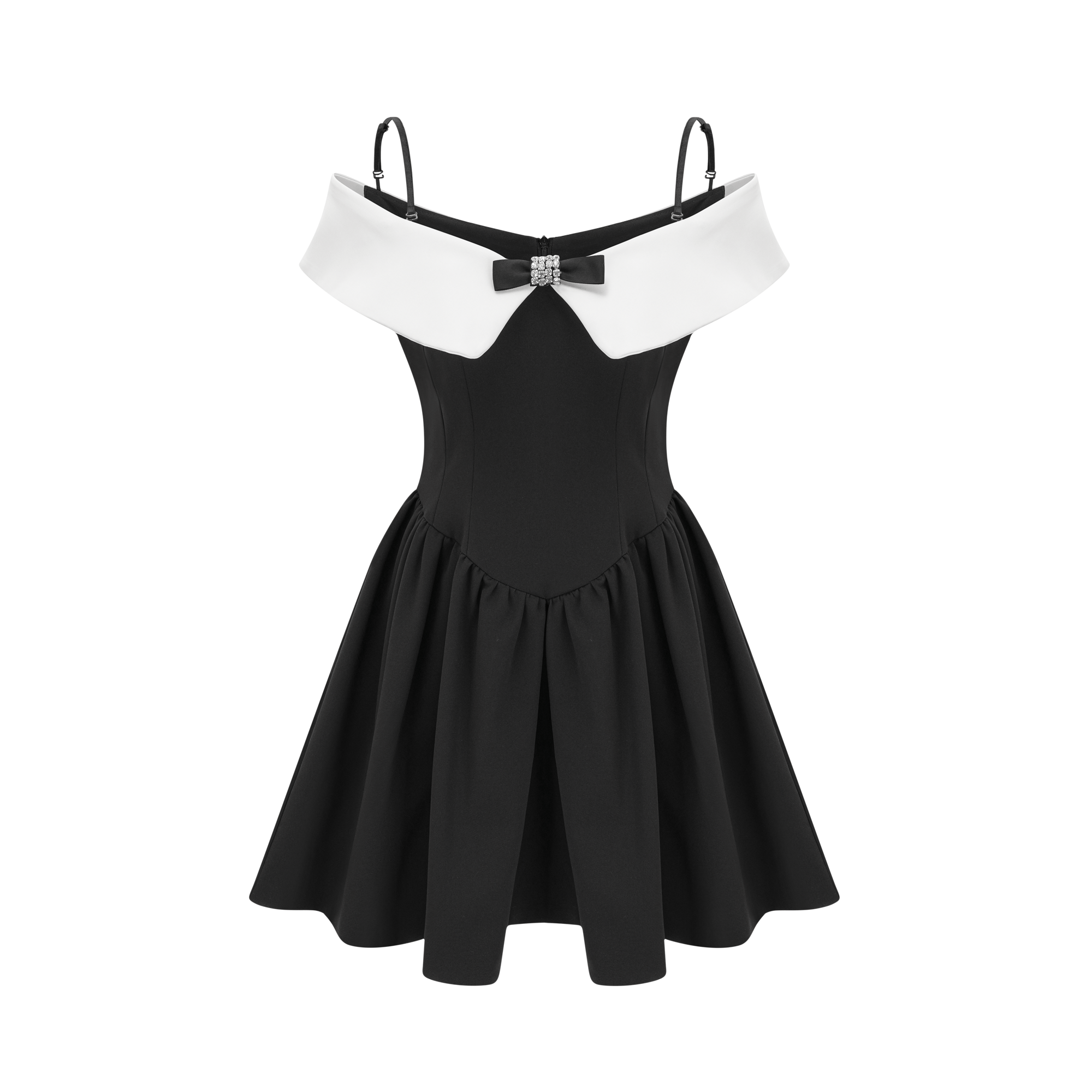 Deniece Off Shoulder Black Mini Dress - Sexy Party Dress for Women, Night Out, Club Wear, Date Night, Summer Fashion
