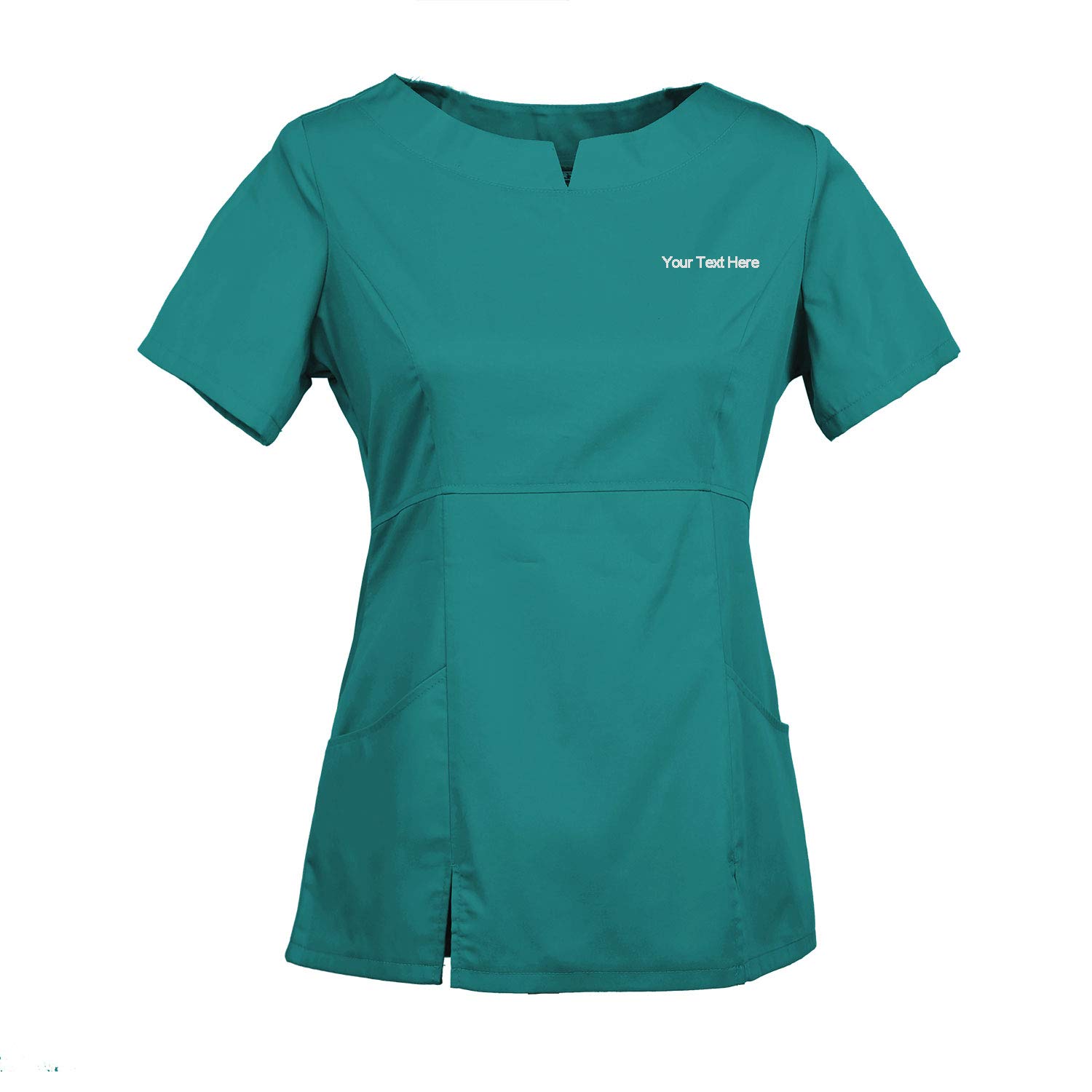 TAILOR'S Women's Embroidered Scrub Set - Customizable Top & Pants for Medical Professionals | Perfect for Nurses, Doctors & Healthcare Workers