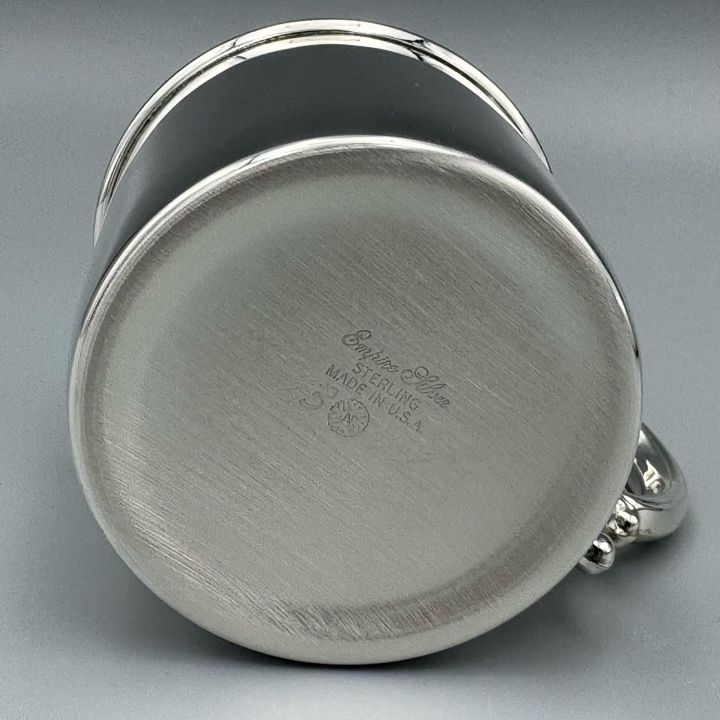 Sterling Silver Baby Cup - Empire Classic Design for Christening, Baptism & First Birthday Gifts - Engraveable Keepsake for Newborns & Infants