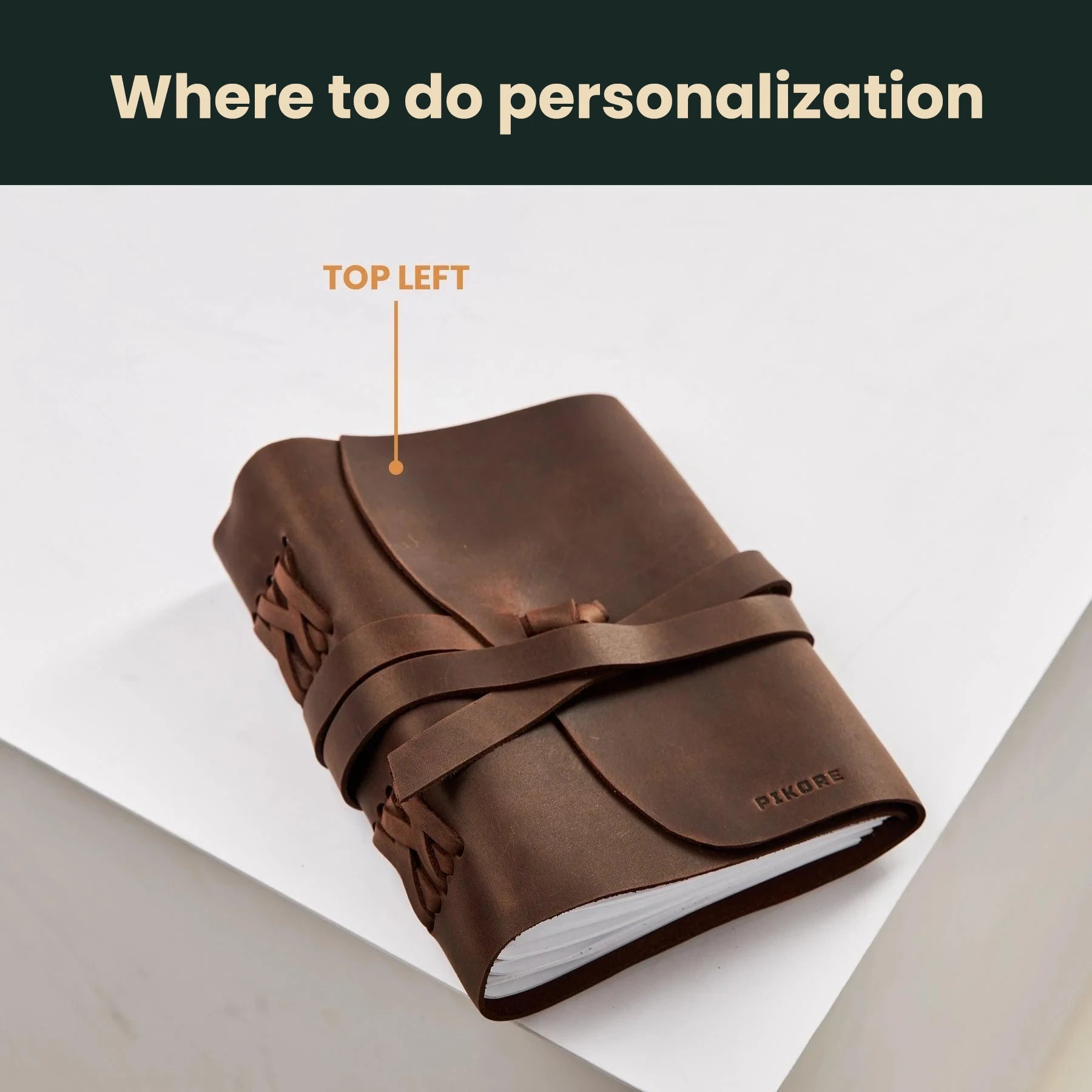 Premium Leather Journal for Writing & Sketching - Handcrafted Genuine Leather Notebook, Perfect for Travel, Bullet Journaling & Gift Giving