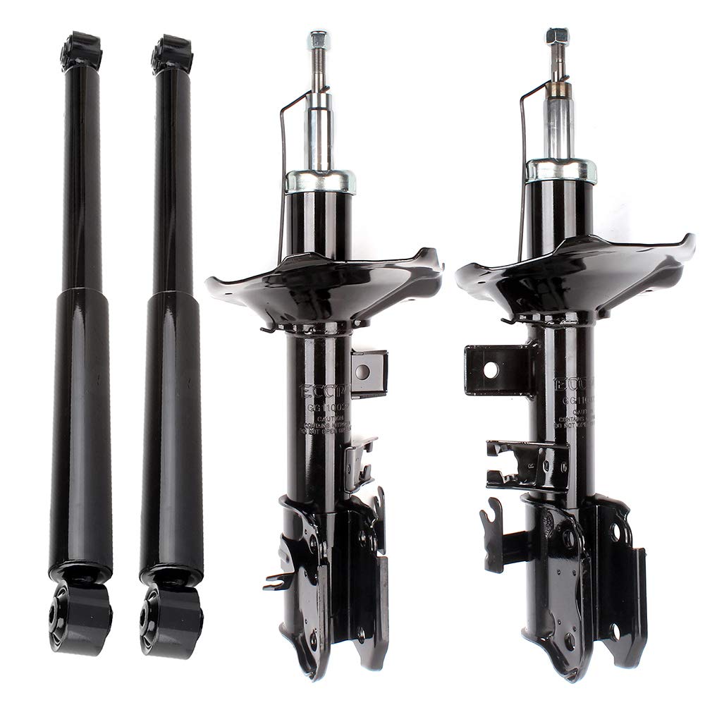 FINDAUTO 4-Piece Front & Rear Shock Absorber Set - Compatible with 2002-2003 Infiniti QX4 & 2000-2004 Nissan Pathfinder - Replacement for OEM 335033 335032 343379 - Perfect for Off-Roading, Daily Commuting & Smooth Ride Experience