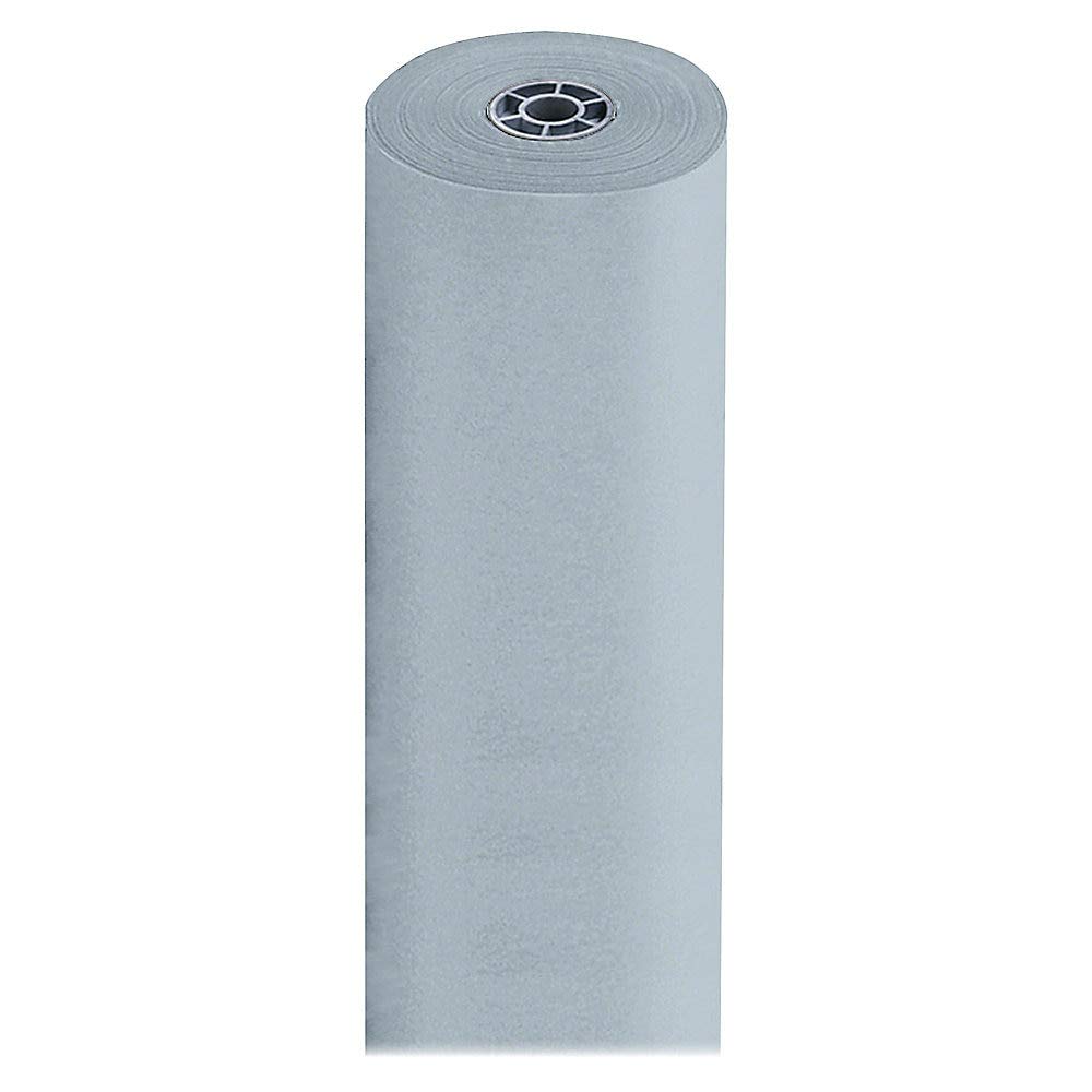 Pacon ArtKraft Duo-Finish Paper Roll - 36 Inch x 1000 Feet Gray Kraft Paper Roll for Arts & Crafts, Wrapping, Table Covering - Heavy Duty, Durable & Tear-Resistant (1 Roll)