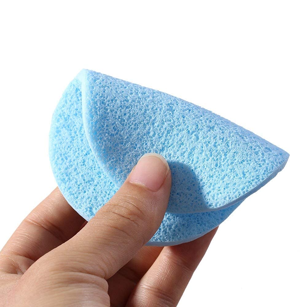 NYAMAH SALES Professional Face Mask Brush & Sponge Set - Wooden Cosmetic Foundation Applicator for Smooth & Even Skincare Application - Perfect for Men & Women - Ideal for Facial Masks, Serums & Makeup