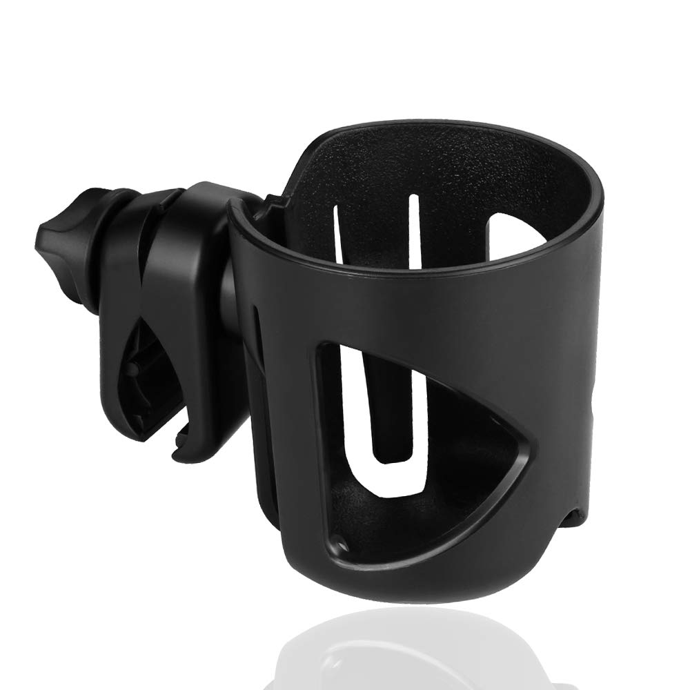 Accmor Universal 360° Rotatable Cup Holder - Wheelchair & Walker Accessory, Rollator & Mobility Scooter Drink Bottle Holder - Perfect for Outdoor Activities, Shopping & Daily Mobility Needs