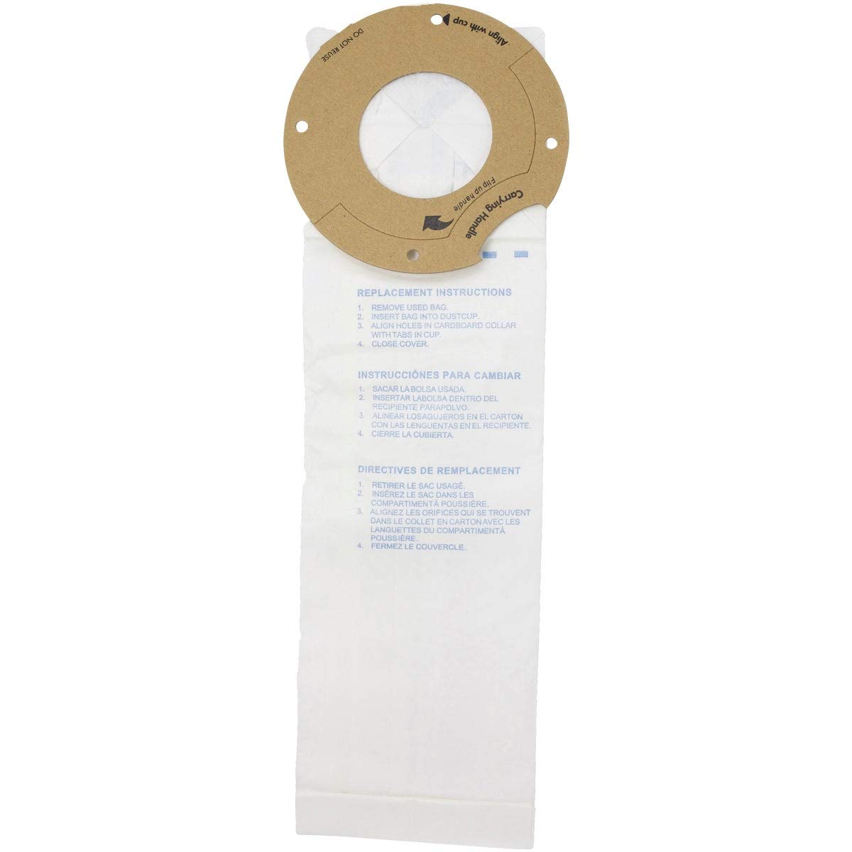 Genuine Eureka PL Vacuum Bag 62389A - 3 Pack Replacement Bags for Eureka Upright Vacuums | Perfect for Home Cleaning, Pet Hair, and Allergen Removal