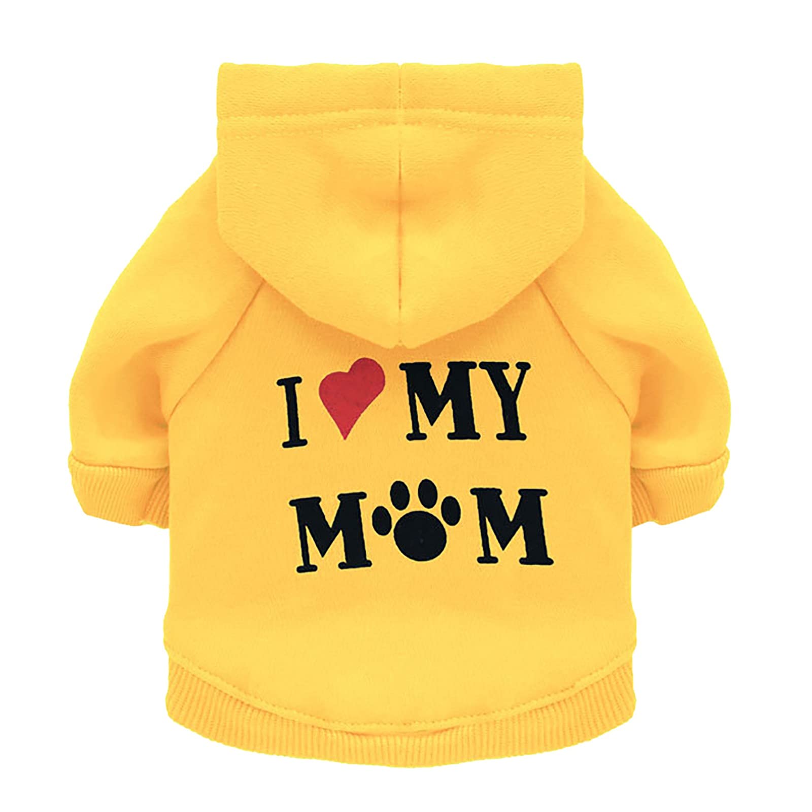 Puppy Letter Print Dog Hoodie - Soft Sweater for Small Dogs - Casual Wear & Outdoor
