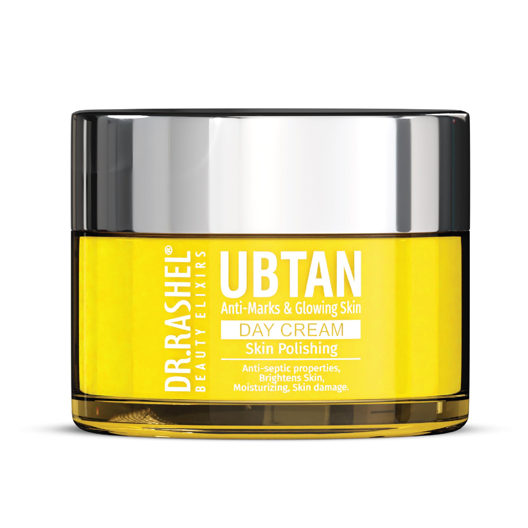 DR.RASHEL Ubtan Day Face Cream for Women & Men - All Skin Types | Soft, Healthy, Hydrated Skin | Repairing & Nourishing Vegan Moisturizer | Paraben-Free | Perfect for Daily Skincare & Anti-Aging Routine