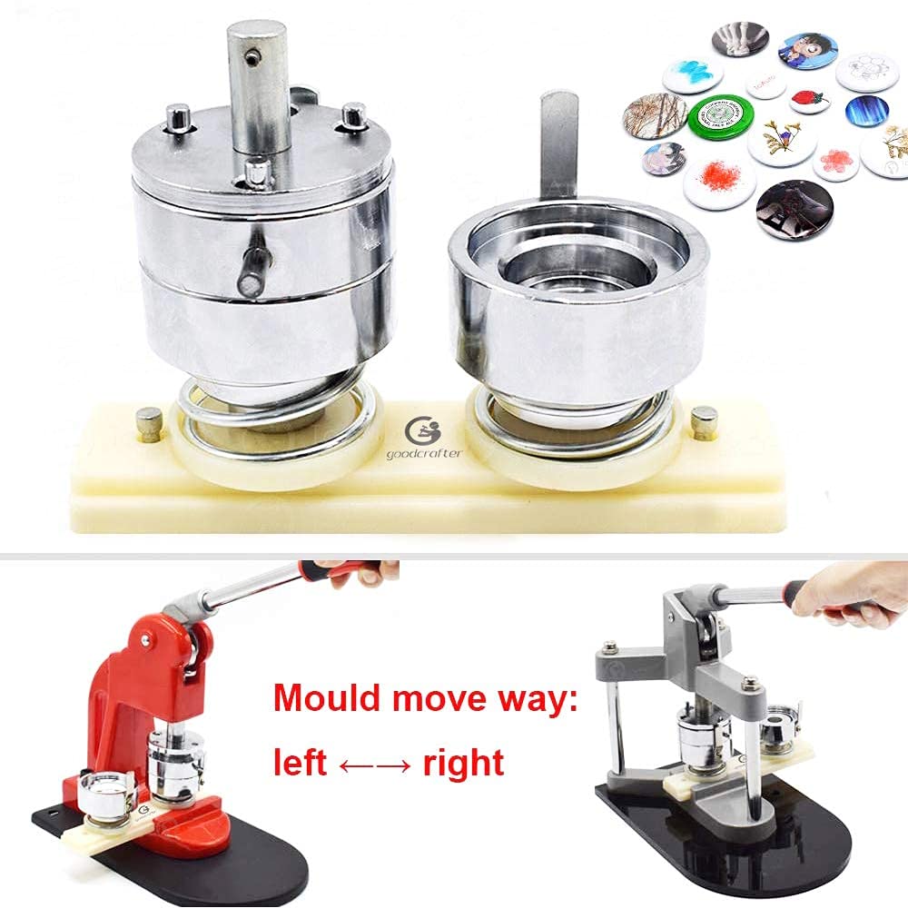 32mm (1¼ Inch) Round Button Badge Punching Die - Interchangeable DIY Mold for Button Maker Machine - Perfect for Custom Pins, Promotional Buttons & Craft Projects