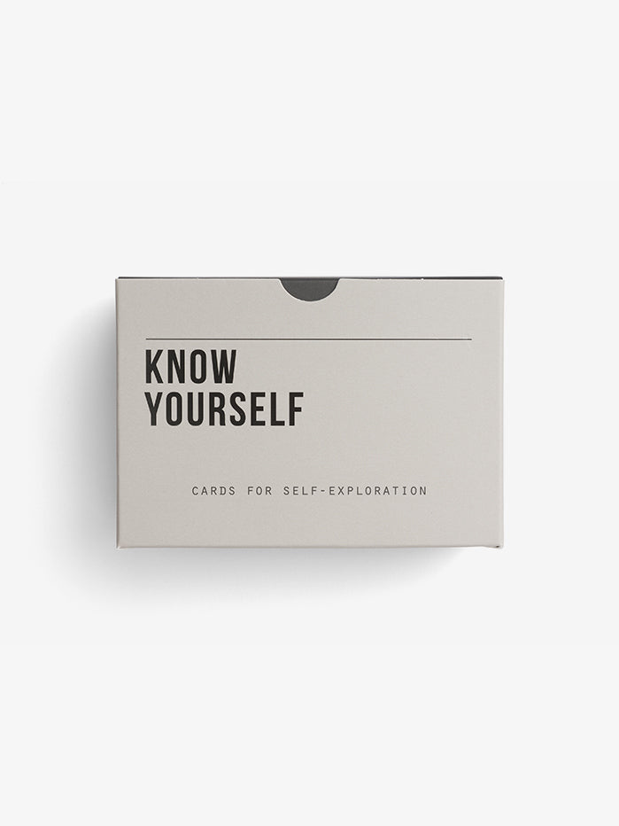 Know Yourself Prompt Cards by The School of Life - Self-Discovery & Reflection Tool for Personal Growth, Therapy Sessions, and Journaling Exercises