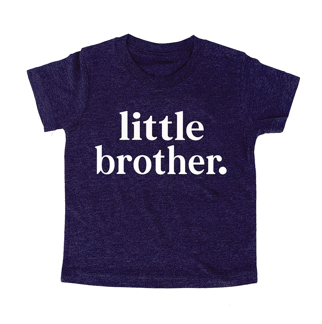 Big Brother & Little Brother Matching Sibling Reveal T-Shirts for Toddler Boys - Perfect for Gender Announcement, Baby Shower, and Family Photo Shoots