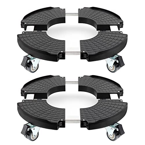 **WeiBida Heavy Duty Rolling Plant Stand with Wheels - 2 Pack Large Potted Plant Dolly Cart for Garden, Indoor & Outdoor Plant Moving | Perfect for Moving Heavy Pots, Repositioning Plants, and Easy Garden Maintenance**