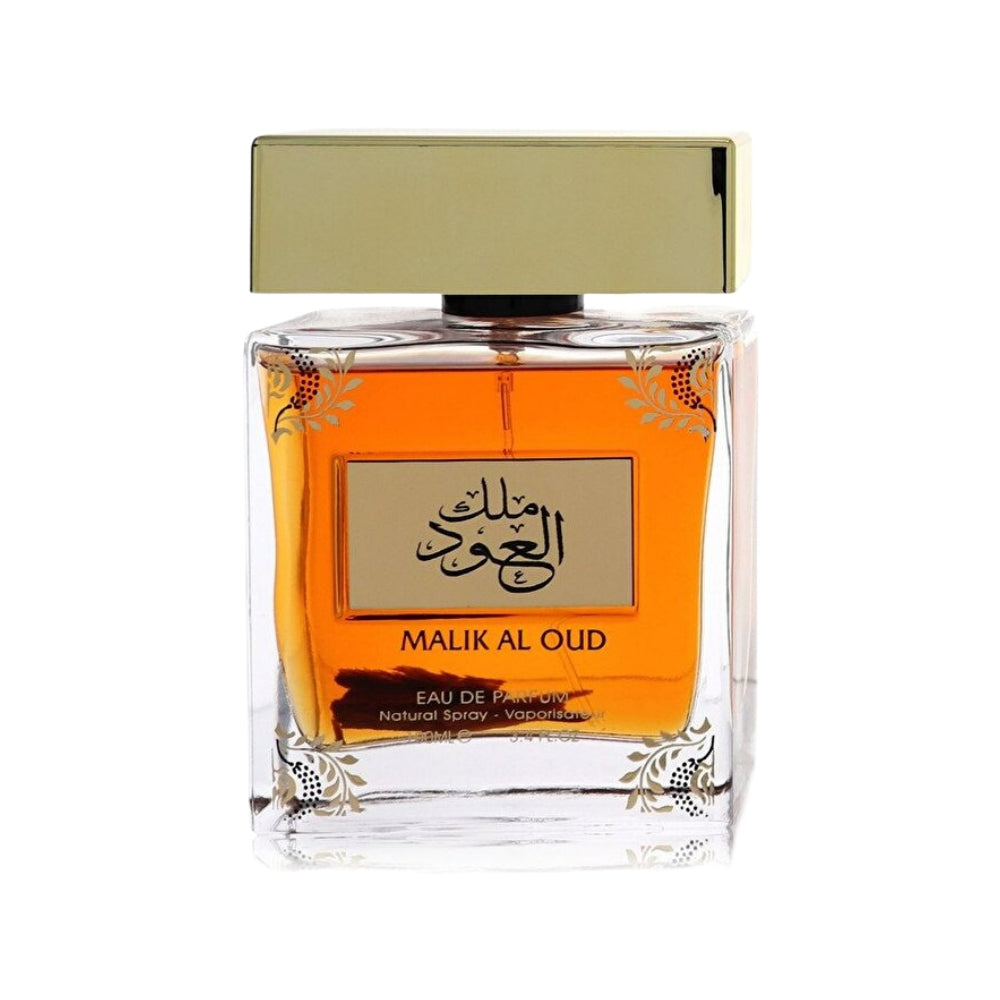 Malik Al Oud Eau de Parfum 100ml for Men - Premium Arabian Oud Fragrance - Long Lasting Luxury Scent for Date Night & Special Occasions